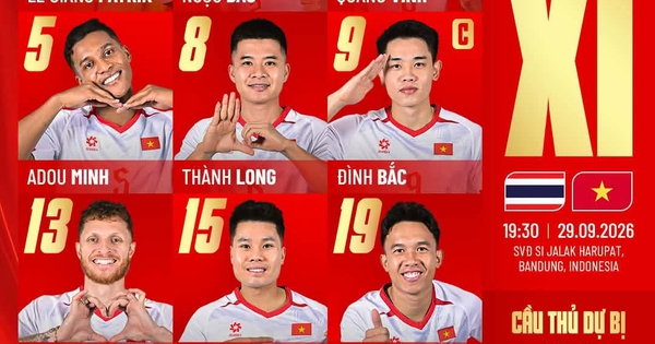 Đội tuyển Việt Nam quyết đấu Thái Lan: Đình Bắc đội trưởng, Hoàng Đức dự bị, nhân sự quá ‘sốc’