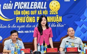 Khởi động giải pickleball gây quỹ giúp đỡ người có hoàn cảnh khó khăn