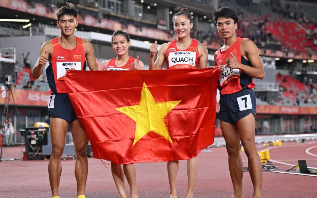 Những lần đội điền kinh 4x400m nam nữ Việt Nam gây chấn động đấu trường quốc tế