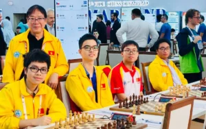 Tuyển cờ vua Việt Nam giành huy chương vàng nhóm B giải Olympiad