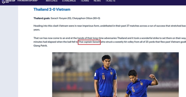 Đến FIFA còn nhầm tên giải thành ASEAN Cup và ‘tước’ băng thủ quân đội tuyển Thái Lan của Chanathip
