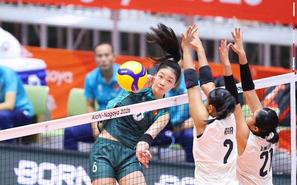 Bóng chuyền nữ Việt Nam chia tay Asiad 20 bằng chiến thắng tưng bừng