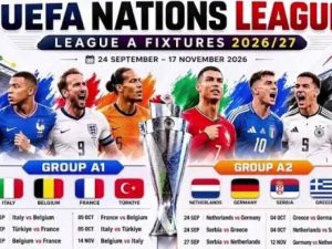 Lịch thi đấu UEFA Nations League 2026/27 mới nhất