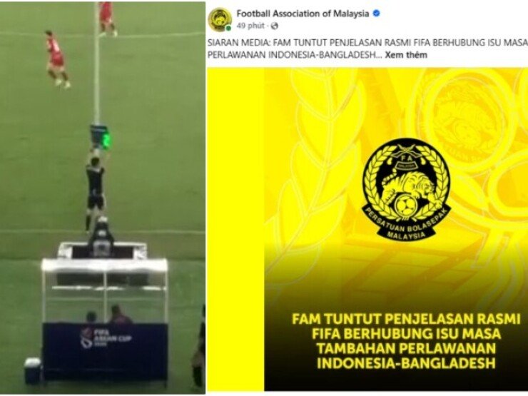 Malaysia khiếu nại FIFA vụ 7 phút bù giờ trận Indonesia thắng 9-2, 2 đội có phải đá lại?
